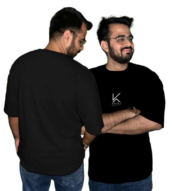 Kaint Fashion - Classics | Pure Cotton Oversized fit T-shirt | Plain Baggy T-shirt for Men