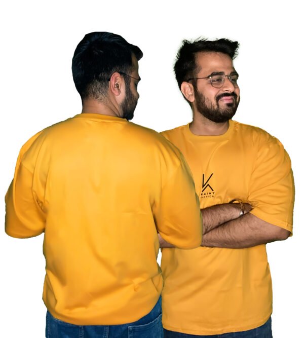 Kaint Fashion - Classics | Pure Cotton Oversized fit T-shirt | Plain Baggy T-shirt for Men - Image 4