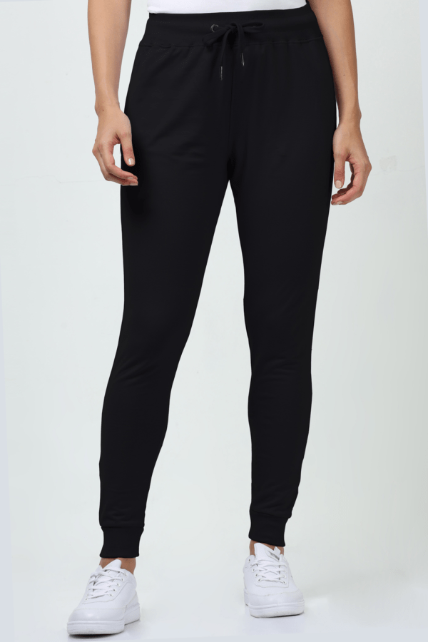 Kaint Fashion Unisex  Solid Black Joggger - Image 2