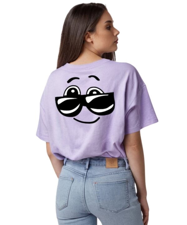 Smiley is Funky - Oversized T Shirt - Image 2